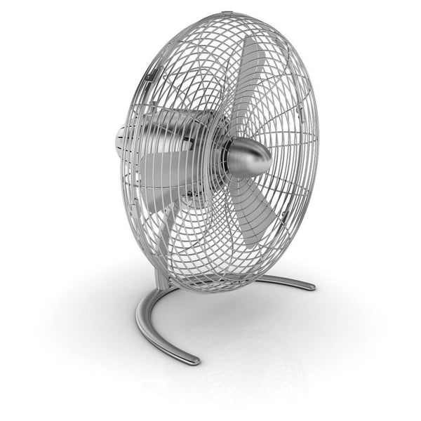 Stadler Form Charly Floor Fan Stainless Steel C003E