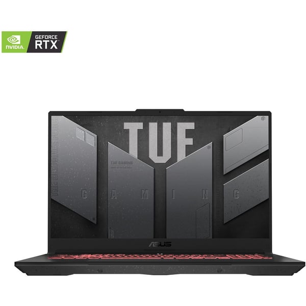 ASUS TUF A17 (2022) Gaming Laptop - AMD Ryzen 7-6800H / 17.3inch FHD / 16GB RAM / 1TB SSD / 6GB NVIDIA GeForce RTX 3060 Graphics / Windows 11 Home / English & Arabic Keyboard / Grey / Middle East Version - [FA707RM-HX027W]
