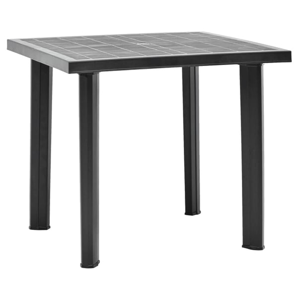 vidaXL Garden Table Anthracite 80x75x72 cm Plastic vidaXL Garden Table Anthracite 80x75x72 cm Plastic