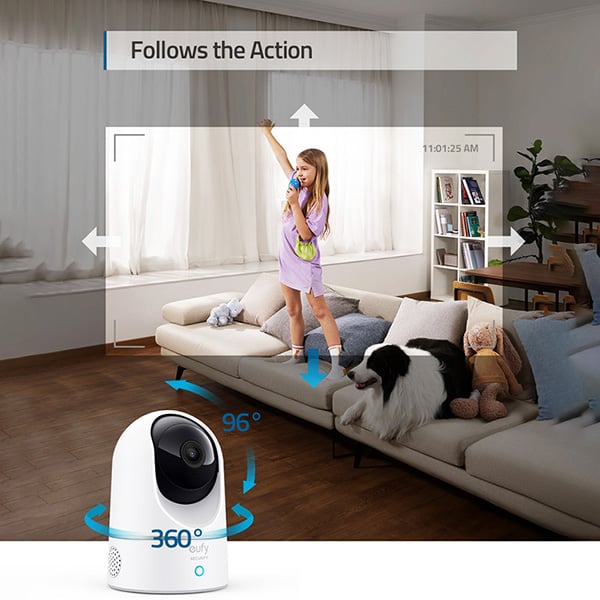 Eufy Indoor Camera 2K Pan & Tilt Eufy Indoor Camera 2K Pan & Tilt