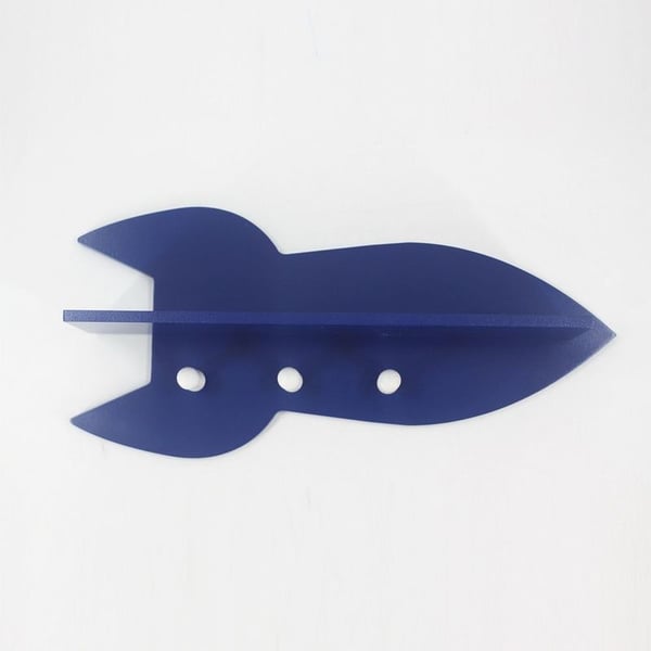 Rocket Wall Shelf With Hook 50*21 cm Rocket Wall Shelf With Hook 50*21 cm