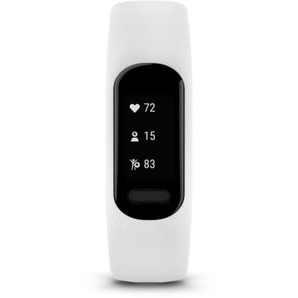 Garmin 010-02645-11 Vivosmart 5 Small/Medium Fitness Tracker Band White Garmin 010-02645-11 Vivosmart 5 Small/Medium Fitness Tracker Band White
