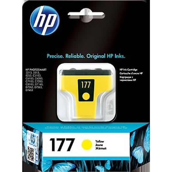 HP 177 C8773HE Ink Cartridge Yellow MTR