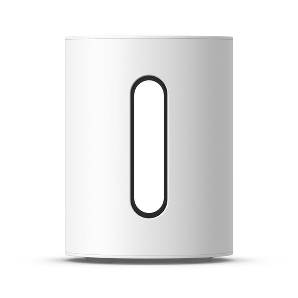 Sonos Sub Mini Compact Wireless Subwoofer White Sonos Sub Mini Compact Wireless Subwoofer White