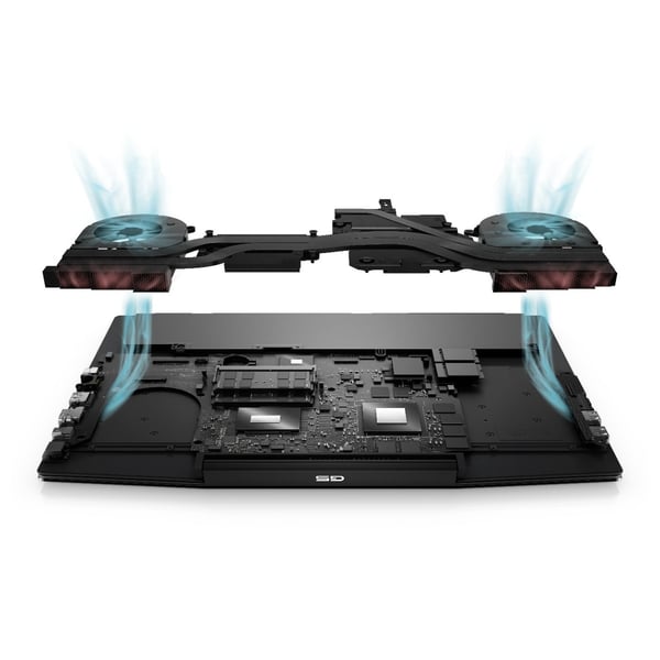 Dell 5500-G5-E2900-BLK Gaming Laptop - Core i7 16GB 1TB 8GB Windows 10 Home 15.6inch FHD Black English/Arabic Keyboard Dell 5500-G5-E2900-BLK Gaming Laptop - Core i7 16GB 1TB 8GB Windows 10 Home 15.6inch FHD Black English/Arabic Keyboard