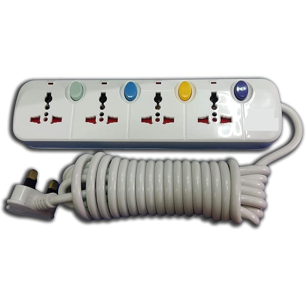 Buy Lavish Universal Power Extension Cord 4way Online in UAE Sharaf DG