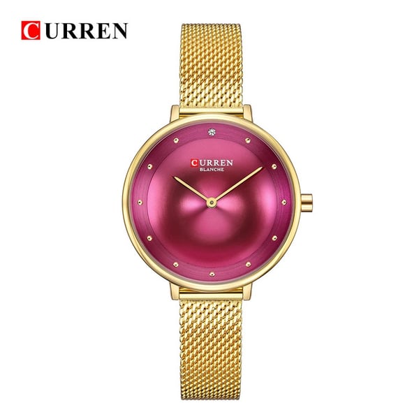 Curren CRN9029-RG/RED-Communicating time with ingenious innovation Curren CRN9029-RG/RED-Communicating time with ingenious innovation