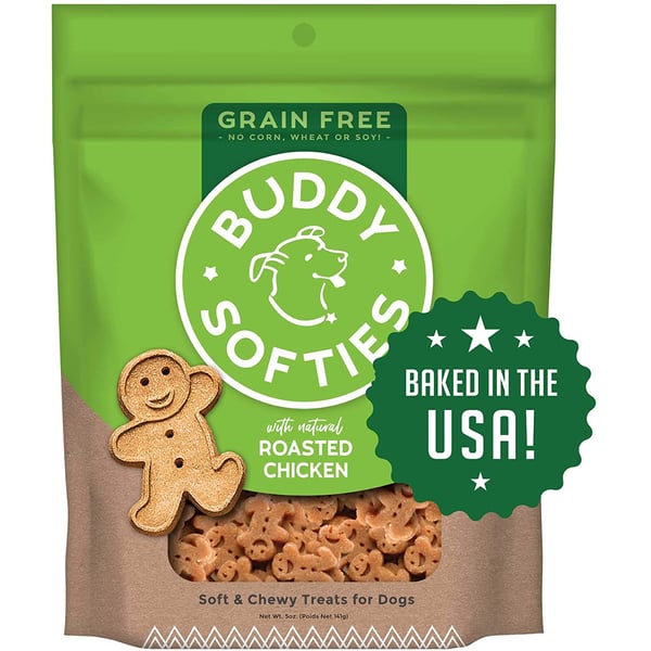 Buy Buddy Biscuits Grain Free Chewy Treats With Roasted Chicken 5 Oz