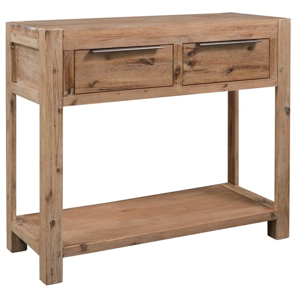 Acacia console store table