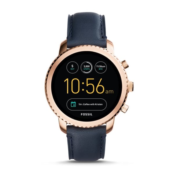 Fossil Gen 3 Smartwatch - Q Explorist Navy Leather