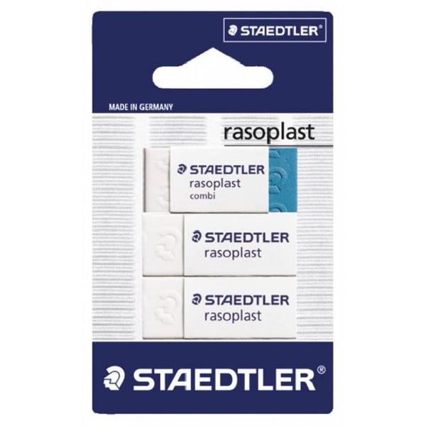 Staedtler Eraser Blister Of Rasoplast+combi (526-sbk3d)