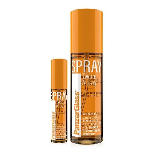 PanzerGlass™ Spray Twice A Day 8 ml + 100 ml BUNDLE PanzerGlass™ Spray Twice A Day 8 ml + 100 ml BUNDLE