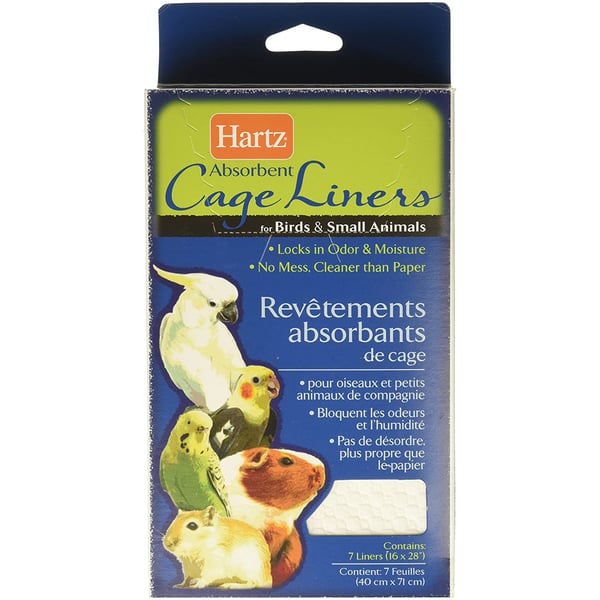 Hartz Absorbent Cage Liners for Birds & Small Animals