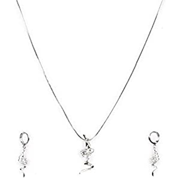 Swiss Design Jewelry Set for Women Silver SDJS-04 Swiss Design Jewelry Set for Women Silver SDJS-04