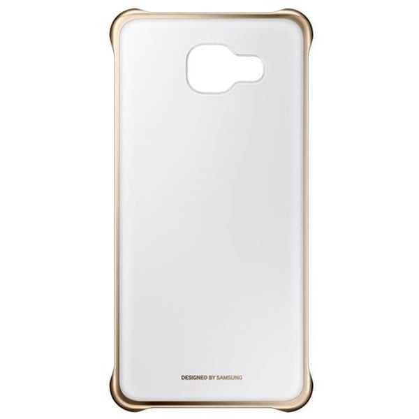 Buy Samsung EFQA510CFEGWW Clear Back Cover Gold For Galaxy 2016 Online UAE | Sharaf DG