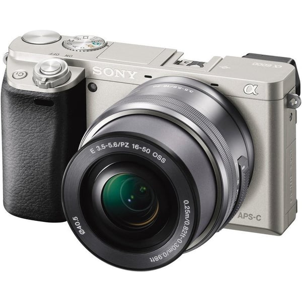 Sony ILCE6000LS A6000 Digital Mirrorless Camera Silver + 16-50mm Lens