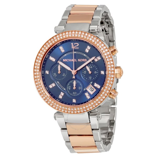Michael Kors Parker Two Tone Metal Watch Women MK6141