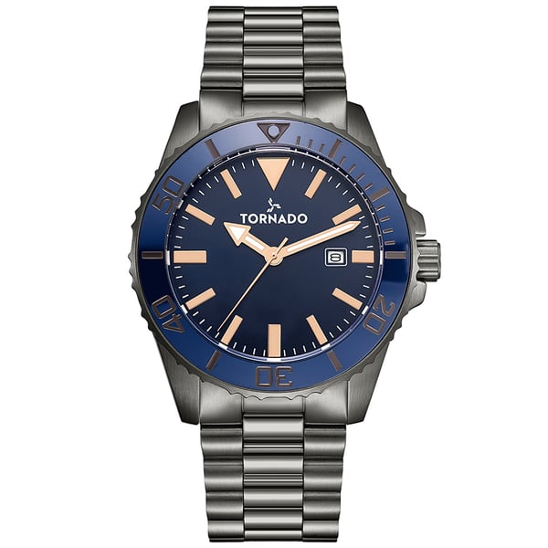 Tornado Men's Analog Navy Blue Dial Watch - T22001-xbxn Tornado Men's Analog Navy Blue Dial Watch - T22001-xbxn