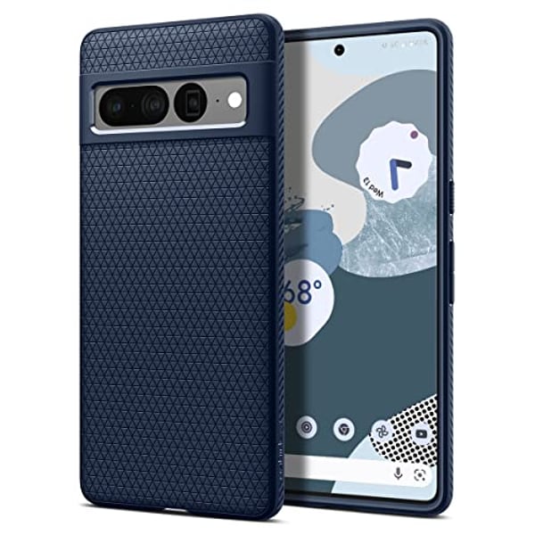 Spigen Liquid Air designed for Google Pixel 7 PRO case cover - Navy Blue Spigen Liquid Air designed for Google Pixel 7 PRO case cover - Navy Blue
