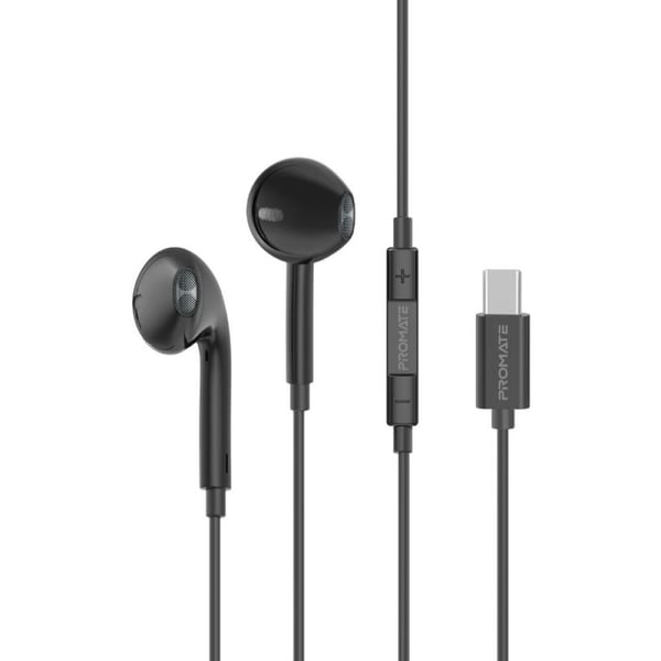 Promate Gearpod-C2-B In Ear Type-C Headset Black