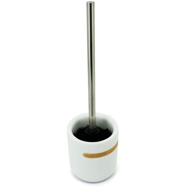 Danube Home Silas Toilet Brush with Holder 1 pc Danube Home Silas Toilet Brush with Holder 1 pc