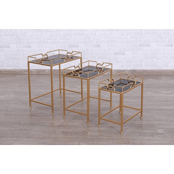 Buy Pan Emirates Alliston Nesting Table (3 Pc Set) Online in UAE
