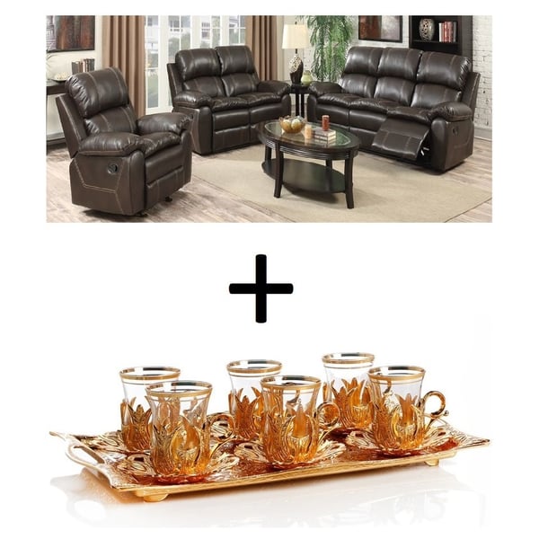 Burlington Recliner Set + Sena Tea Set Burlington Recliner Set + Sena Tea Set