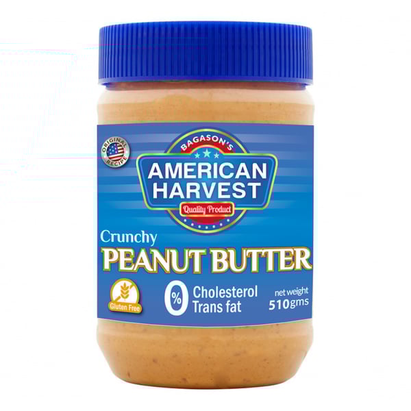 American Harvest Crunchy Peanut Butter, 510 gm