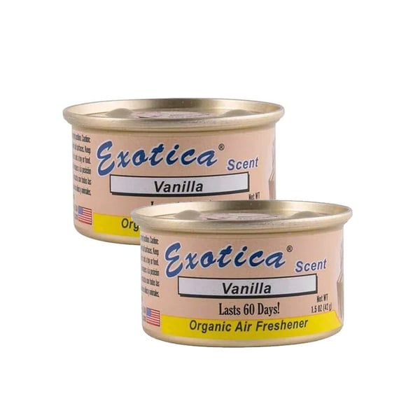 Buy Exotica Organic Air Freshener Value Pack 2 Count Vanilla Scent