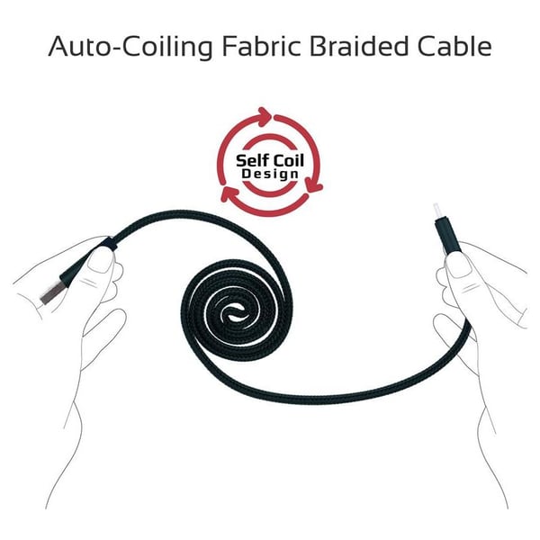 Promate USB-A To Type C Cable 1.2m Blue Promate USB-A To Type C Cable 1.2m Blue
