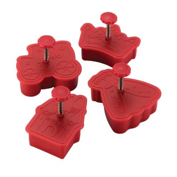Cake Boss Fondant Press, Stamp Set, Red Cake Boss Fondant Press, Stamp Set, Red