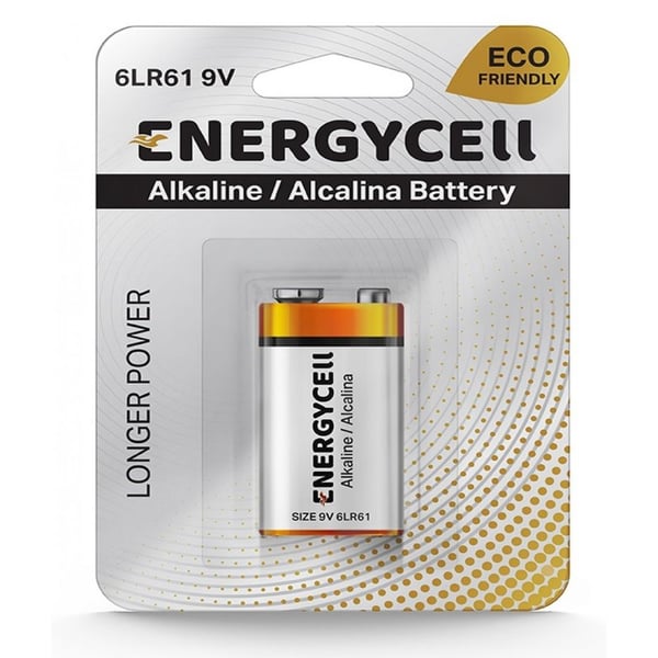 Energycell 6LF229V Alkaline Battery 9V Multicolor