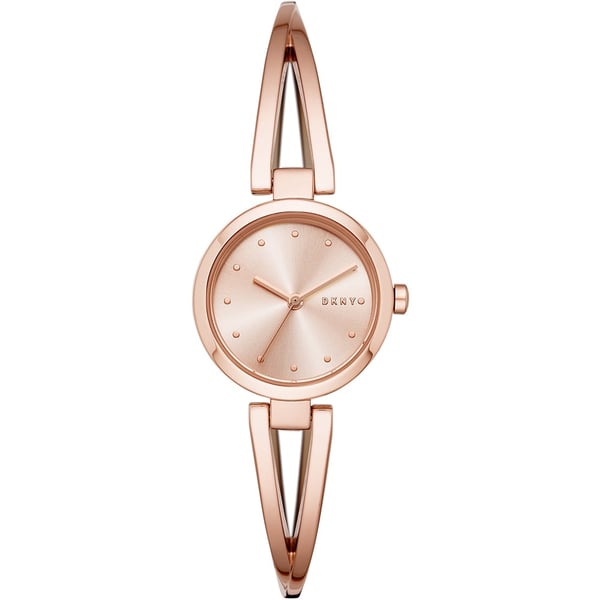 DKNY Crosswalk Rose Gold Stainless Steel Women Watch NY2812