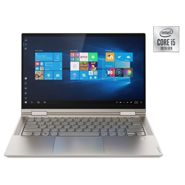 Lenovo Yoga C740-14IML Convertible Touch Laptop - Core i5 1.6GHz 8GB 256GB Shared Win10 14inch FHD Mica English Keyboard 2 Pin Adapter Lenovo Yoga C740-14IML Convertible Touch Laptop - Core i5 1.6GHz 8GB 256GB Shared Win10 14inch FHD Mica English Keyboard 2 Pin Adapter