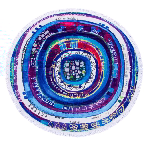 Biggdesign Evil Eye Round Beach Towel Biggdesign Evil Eye Round Beach Towel