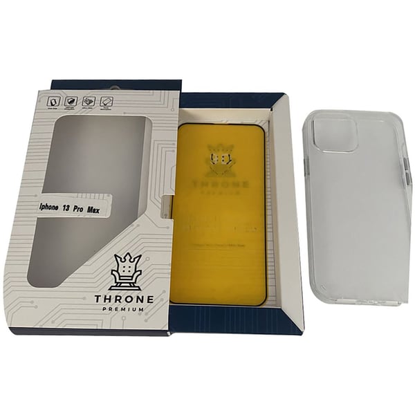 Buy Throne Premium Back Case with Screen Protector Assorted Apple