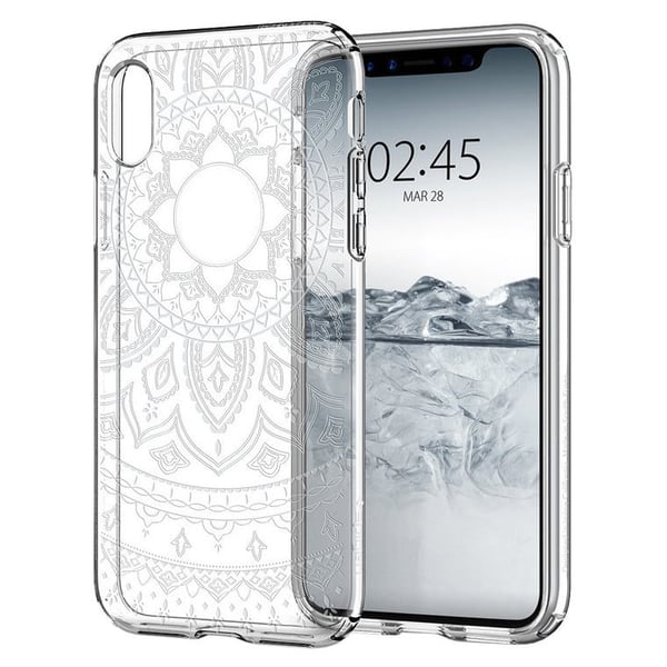 Spigen Liquid Crystal Shine Clear Case For Apple iPhone X 057CS22120