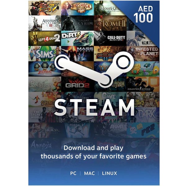 Steam AED 100 Gift Card