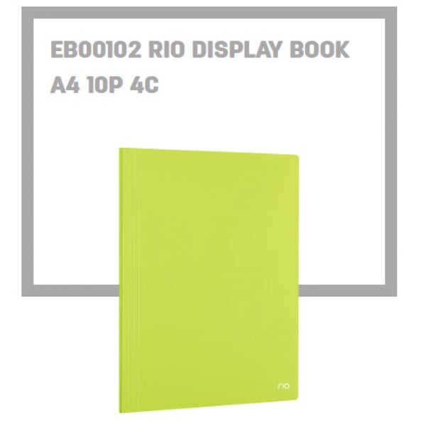 Deli Rio Display Book A4 10p 4c