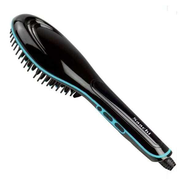 Saachi Hair Straightener Brush NLHS8014BK