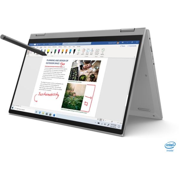 Lenovo IdeaPad Flex 5 82HS00HPAX 2-in-1 Laptop - Core i3 3GHz 4GB 256GB Win10 14inch FHD Grey Arabic Keyboard Lenovo IdeaPad Flex 5 82HS00HPAX 2-in-1 Laptop - Core i3 3GHz 4GB 256GB Win10 14inch FHD Grey Arabic Keyboard