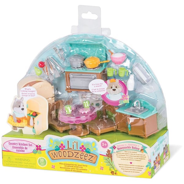 Lil Woodzeez Li'l Woodzeez Country Kitchen Set Lil Woodzeez Li'l Woodzeez Country Kitchen Set