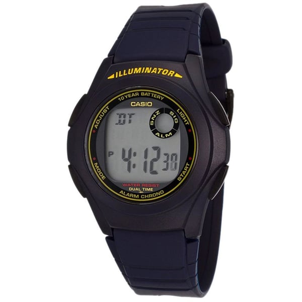 Casio Blue Resin Men Watch F-200W-2BDF Casio Blue Resin Men Watch F-200W-2BDF