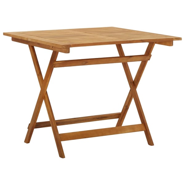 vidaXL Folding Garden Table 90x90x75 cm Solid Acacia Wood vidaXL Folding Garden Table 90x90x75 cm Solid Acacia Wood