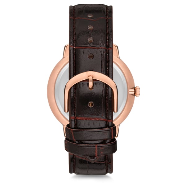 Omax Dome Series Brown Leather Analog Watch For Men DCD001R85I Omax Dome Series Brown Leather Analog Watch For Men DCD001R85I