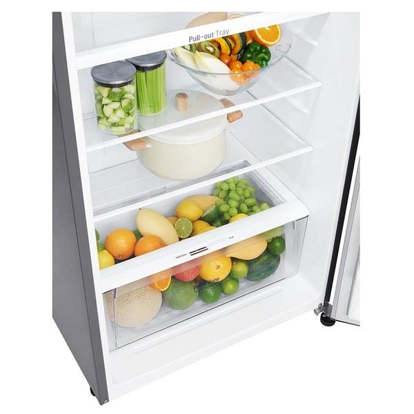 LG Top Freezer Refrigerator 393 Litres GN-B492SLCL Smart Inverter Compressor Pull-out Tray Big Size Veggie Box LG Top Freezer Refrigerator 393 Litres GN-B492SLCL Smart Inverter Compressor Pull-out Tray Big Size Veggie Box