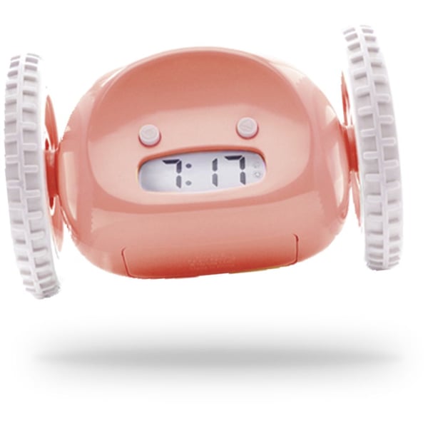 Clocky Alarm Clock On Wheels Pink Clocky Alarm Clock On Wheels Pink