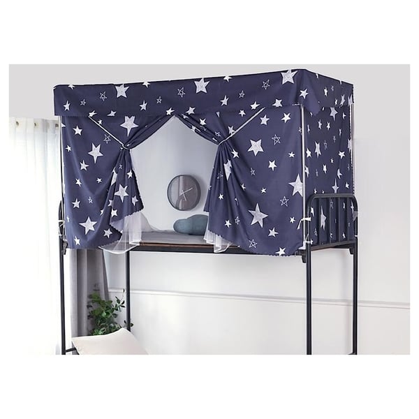 Bunk Bed Upper Deck Curtain Star Design