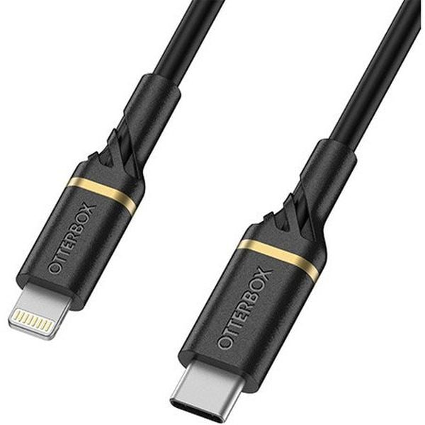 Otterbox Lightning To USB Type-C Cable 2m Black Otterbox Lightning To USB Type-C Cable 2m Black