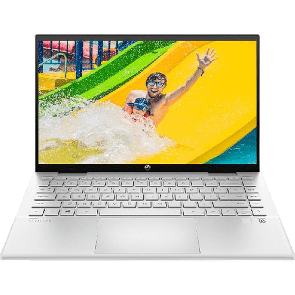 HP Pavilion x360 14-DY1001NE 63P70EA 2 in 1 Laptop - Core i7 2.90GHz 16GB 512GB Shared Win11Home 14inch FHD Silver English/Arabic Keyboard